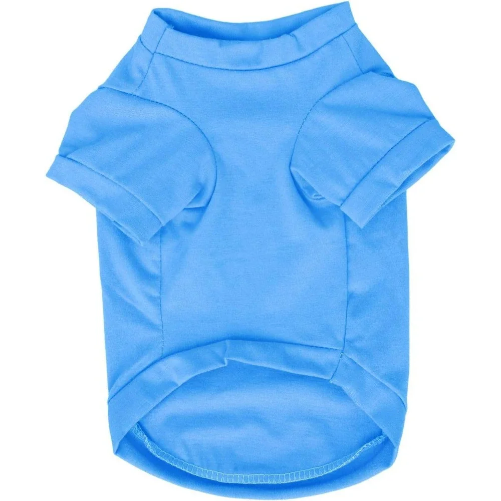 I Give Free Kisses Blue Pet T-Shirt Large‎ Dog Cat Graphic Tee Love Hearts Puppy